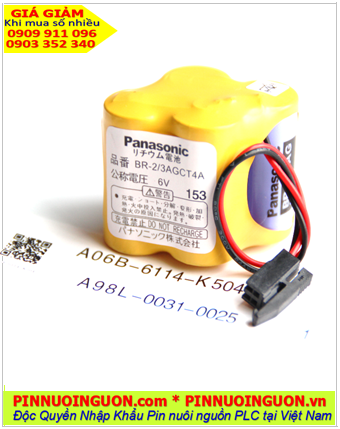 Pin Fanuc A06B-6114-K504; Pin nuôi nguồn Fanuc A06B-6114-K504 chính hãng _Xuất xứ Nhật